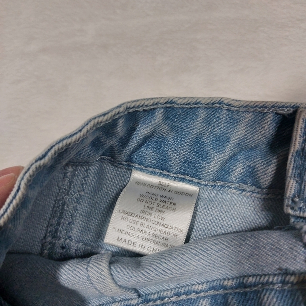 LISTICLE WOMEN'S FLARE RAW HEM DENIM BLUE JEANS SIZE SMALL - Picture 11 of 12